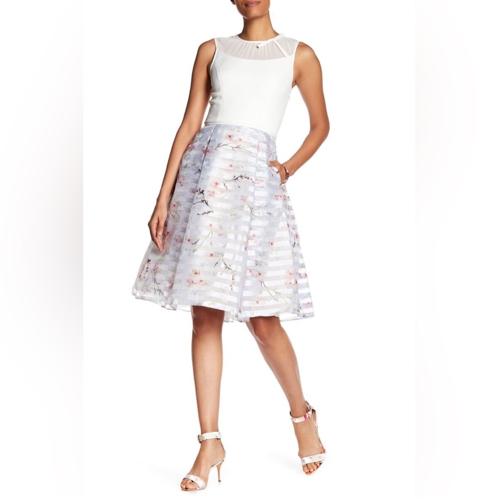 Ted baker White and Floral Dress